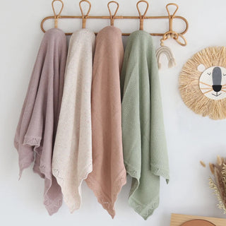 KNIT BLANKET | MAUVE