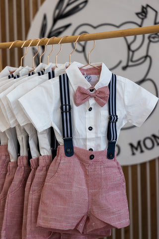 LITTLE GENT BABY OUTFIT | PINK