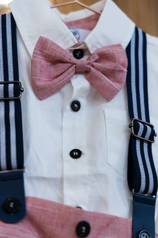 LITTLE GENT BABY OUTFIT | PINK