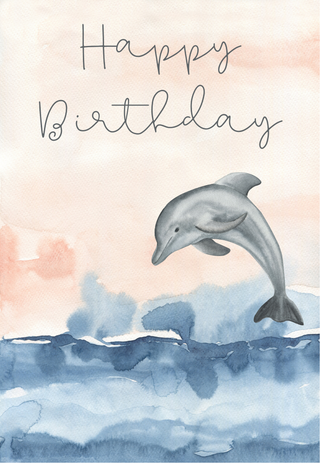 GREETING CARD | DOLPHIN