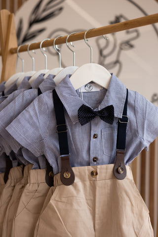LITTLE GENT BABY OUTFIT | BLUE