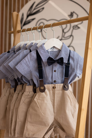LITTLE GENT BABY OUTFIT | BLUE